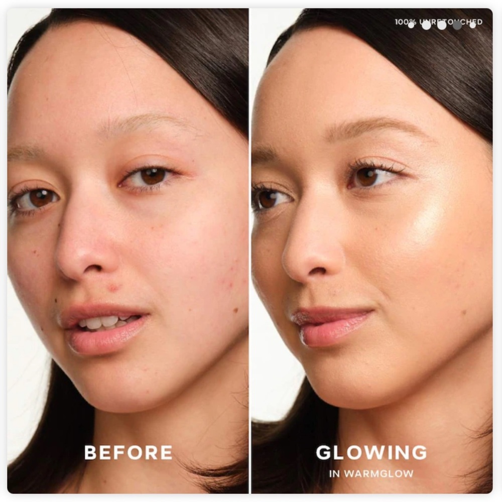 โฌ๏ธ๐๐บ๐ธ๐NWOB SAIE |MINI| Glowy Super Gel Dewy WarmGlow Soft warm Gold Highlighter* - Picture 8 of 16